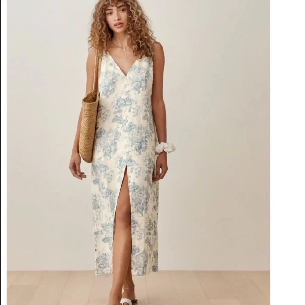 Reformation Monique Dress in Teacup. NWT! - Picture 1 of 9
